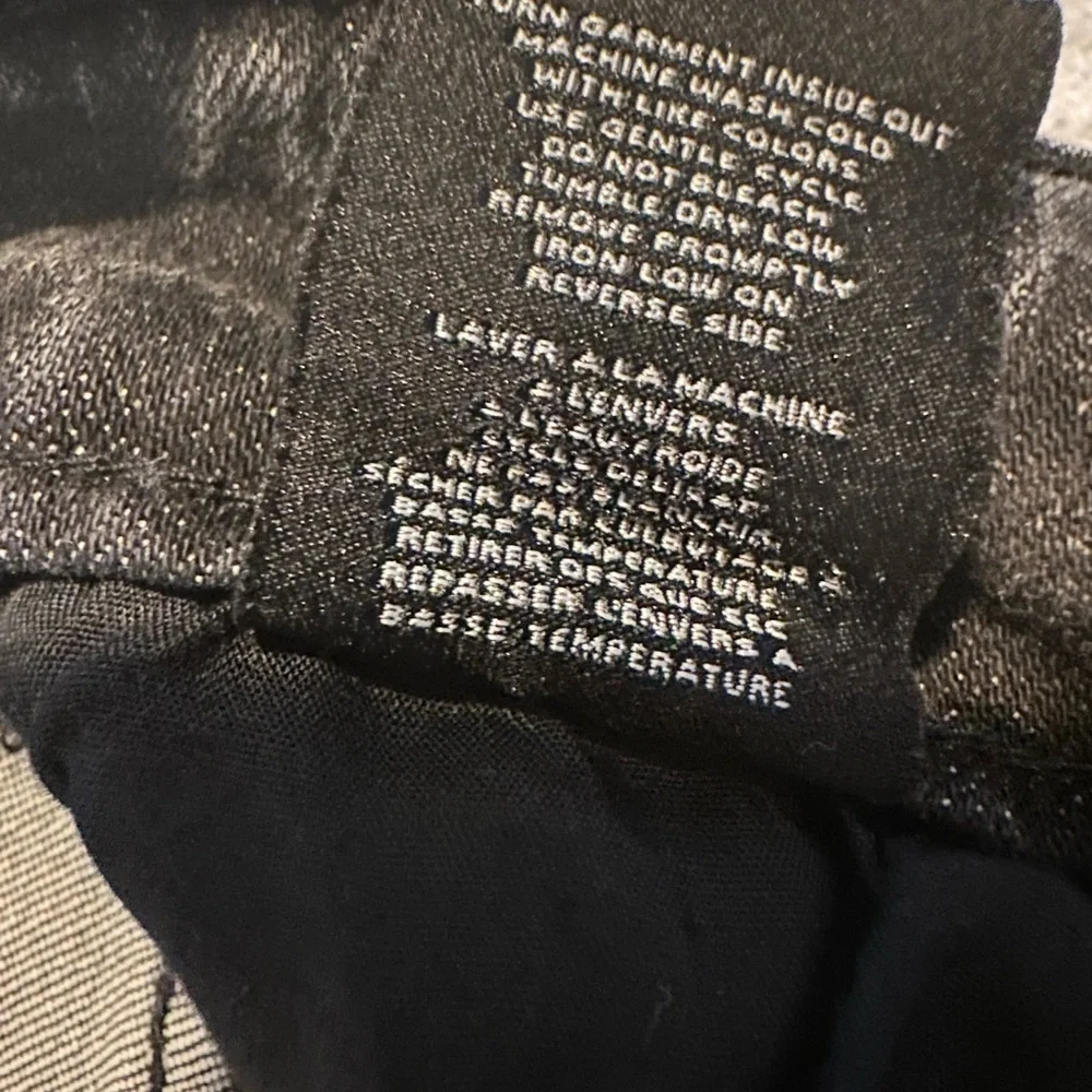 OAT New York Black Straight Leg Jeans with Contrasting Stitching - Picture 10 of 10